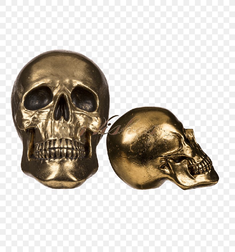 Skull Totenkopf Polyresin Ornament Sculpture, PNG, 760x880px, Skull, Bone, Brass, Celts, Cost Download Free