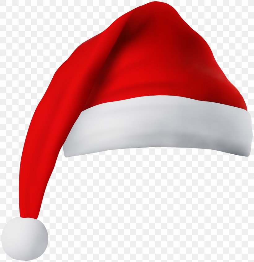 Santa Claus, PNG, 2901x3000px, Watercolor, Beanie, Cap, Costume Accessory, Costume Hat Download Free