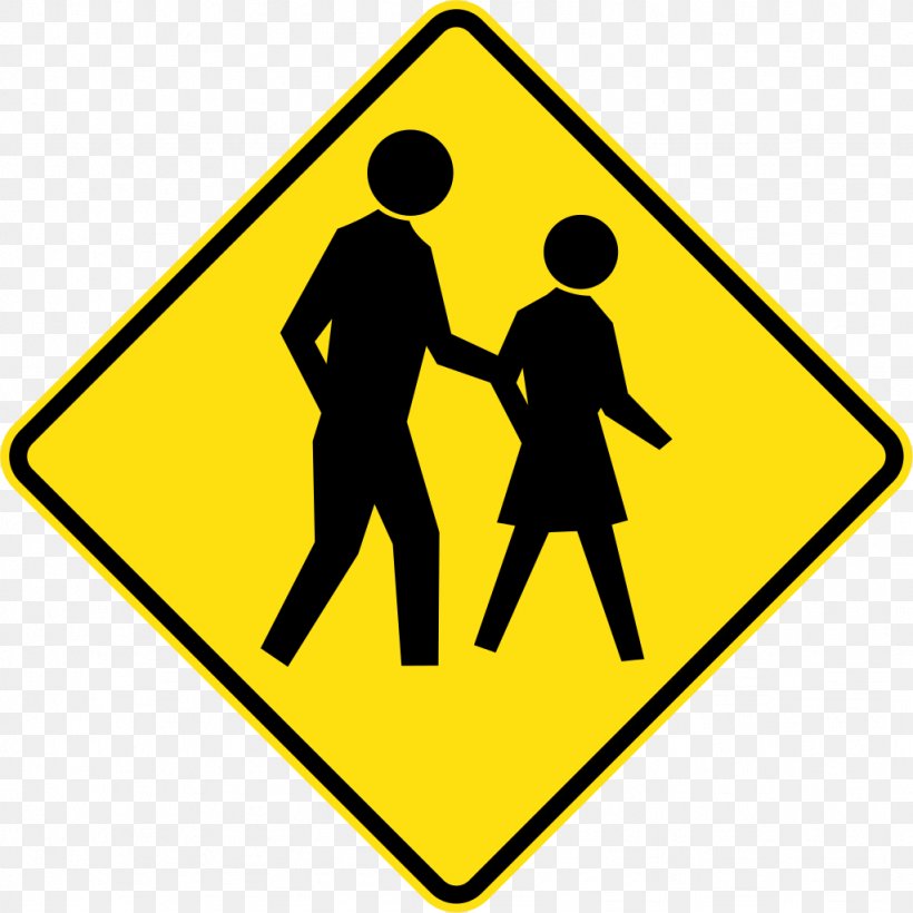 Warning Sign Traffic Sign Pedestrian Crossing Road, PNG, 1024x1024px, Warning Sign, Area, Brand, Hazard, Human Behavior Download Free