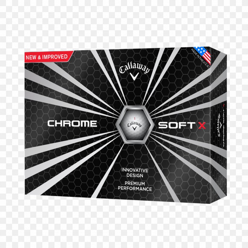 Callaway Chrome Soft Truvis Golf Balls Callaway Chrome Soft X, PNG, 950x950px, Callaway Chrome Soft, Ball, Black, Brand, Callaway Chrome Soft Truvis Download Free