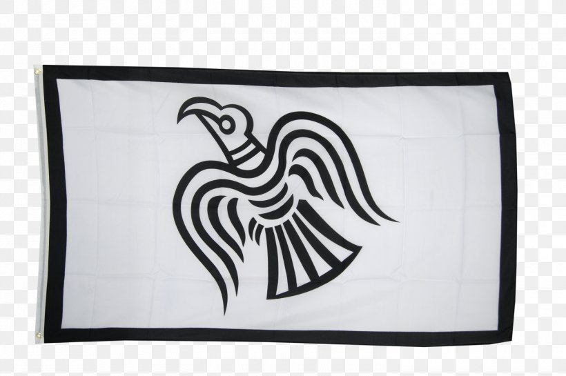 Odin Viking Age Raven Banner Huginn And Muninn, PNG, 1500x998px, Odin, Black And White, Common Raven, Decal, Flag Download Free