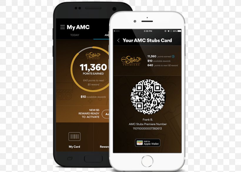 Smartphone AMC Theatres AMC Stubs Credit Card Feature Phone, PNG, 1600x1141px, Smartphone, Amc Stubs, Amc Theatres, Apple Wallet, Brand Download Free