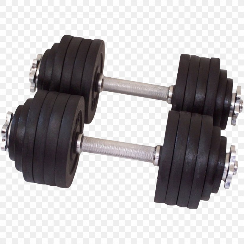Dumbbell Weight Training Barbell Strength Training Exercise Equipment, PNG, 1000x1000px, Dumbbell, Automotive Tire, Barbell, Bodybuilding, Exercise Bands Download Free
