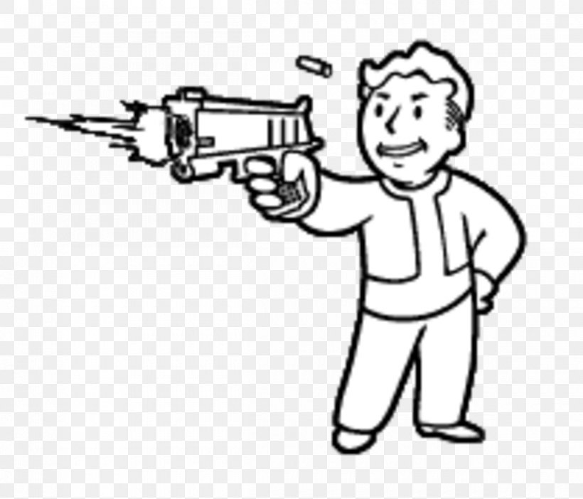 Fallout: New Vegas Fallout 3 The Vault Gun Fallout 4: Vault-Tec Workshop, PNG, 1200x1028px, Watercolor, Cartoon, Flower, Frame, Heart Download Free