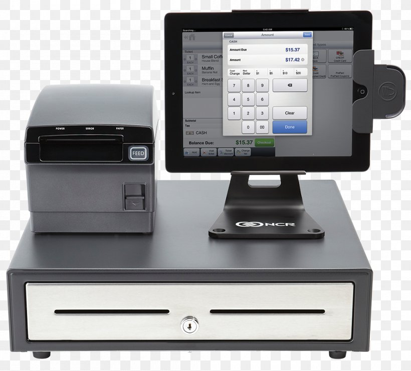 NCR Silver Point Of Sale NCR Corporation Cash Register Sales, PNG, 1000x904px, Ncr Silver, Cash Register, Computer Monitor Accessory, Display Device, Electronic Device Download Free