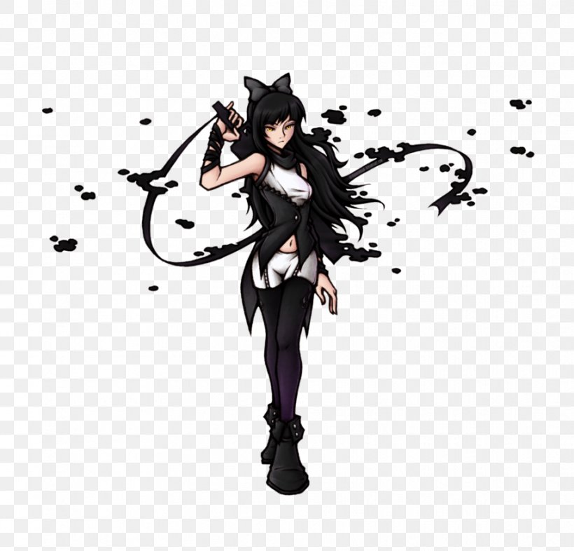 Blake Belladonna Weiss Schnee Wikia, PNG, 913x876px, Watercolor, Cartoon, Flower, Frame, Heart Download Free