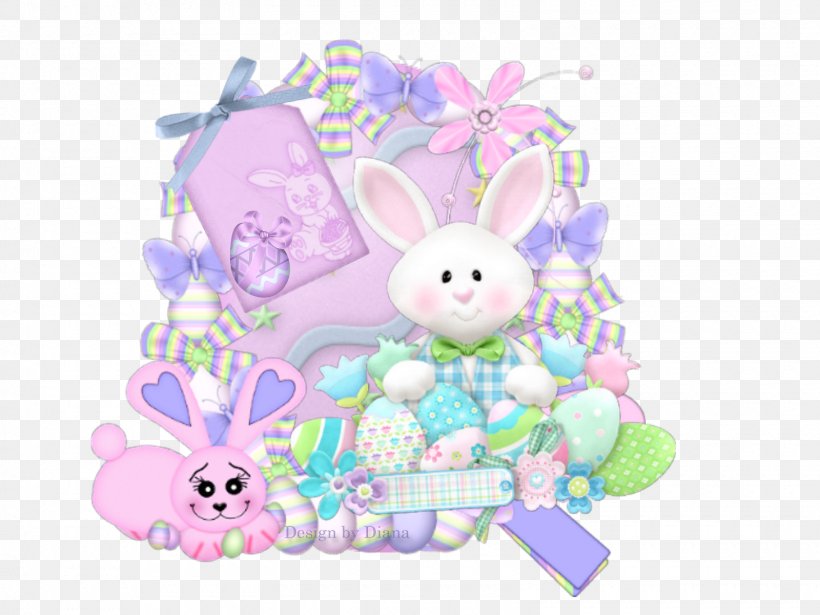 Easter Bunny Desktop Wallpaper Cartoon, PNG, 1600x1200px, Easter Bunny,  Cartoon, Computer, Easter, Pink Download Free