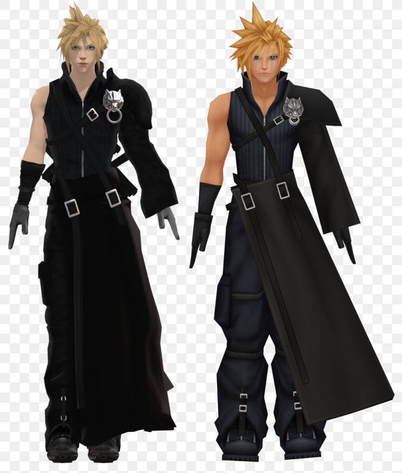Kingdom Hearts Cloud Strife Costume Organization XIII Roxas, PNG, 1024x1205px, Kingdom Hearts, Action Figure, Character, Cloud Strife, Coat Download Free