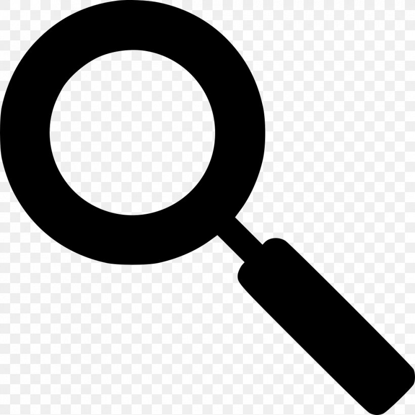 Magnifying Glass Symbol, PNG, 980x982px, Magnifying Glass, Black And White, Glass, Hardware, Logo Download Free