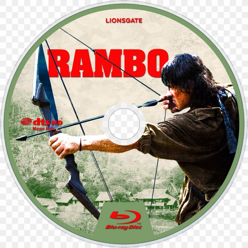 Blu-ray Disc John Rambo Compact Disc Film, PNG, 1000x1000px, Bluray Disc, Archery, Compact Disc, Drum, Dvd Download Free