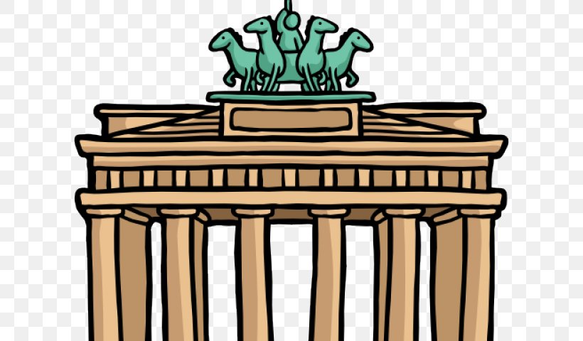 Building Cartoon, PNG, 640x480px, Brandenburg Gate, Brandenburg, Building, Column, Drawing Download Free