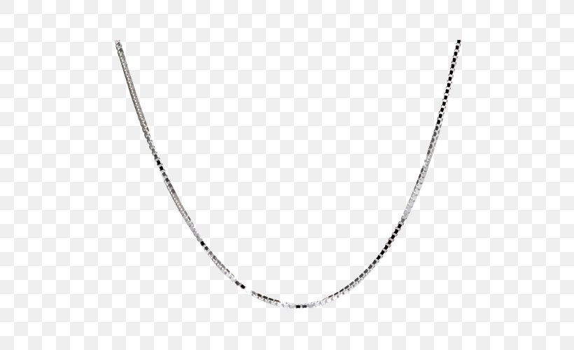 Necklace Rope Chain Jewellery Silver, PNG, 500x500px, Necklace, Ball Chain, Black And White, Body Jewelry, Chain Download Free