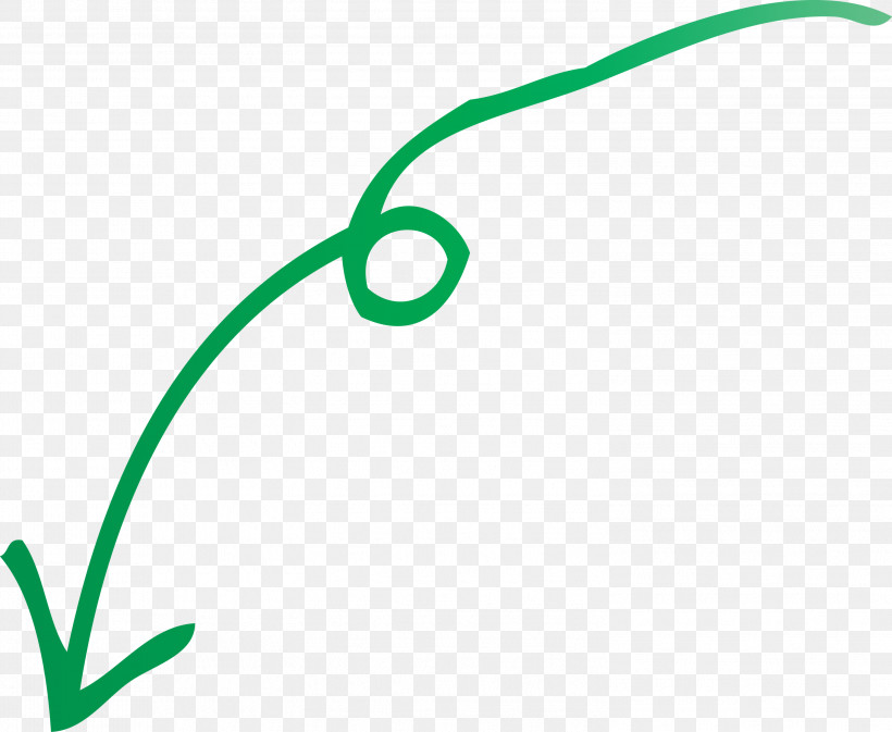 Curved Arrow, PNG, 2999x2465px, Curved Arrow, Green, Leaf, Line, Plant Download Free