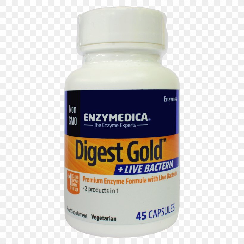 Dietary Supplement Digestion Capsule Enzyme Probiotic, PNG, 1000x1000px, Dietary Supplement, Adenosine Triphosphate, Bacteria, Bromelain, Capsule Download Free