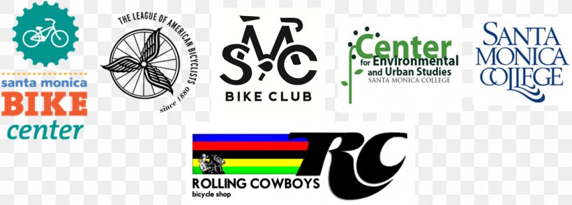 Santa Monica Bike Center Logo Brand Mode Of Transport Font, PNG, 1101x397px, Logo, Area, Banner, Brand, College Download Free