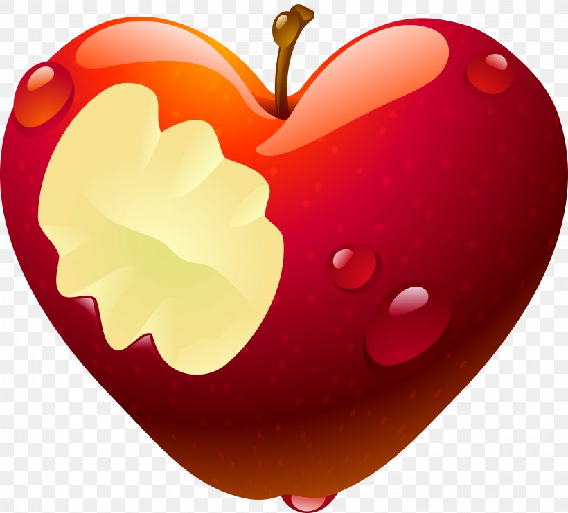 Apple Clip Art, PNG, 4249x3840px, Apple, Fruit, Heart, Love, Valentine S Day Download Free