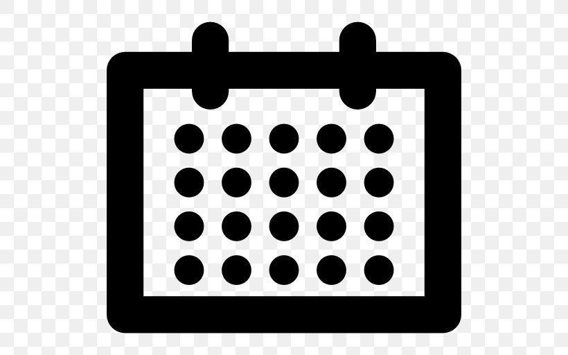 Calendar Time Ethnique Boutique Tool, PNG, 512x512px, Calendar, Black, Black And White, Calendar Date, Monochrome Download Free