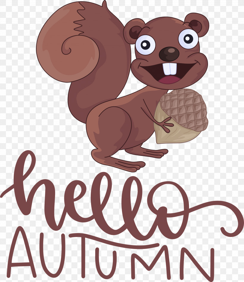 Hello Autumn, PNG, 2598x3000px, Hello Autumn, Biology, Cartoon, Meter, Rodents Download Free