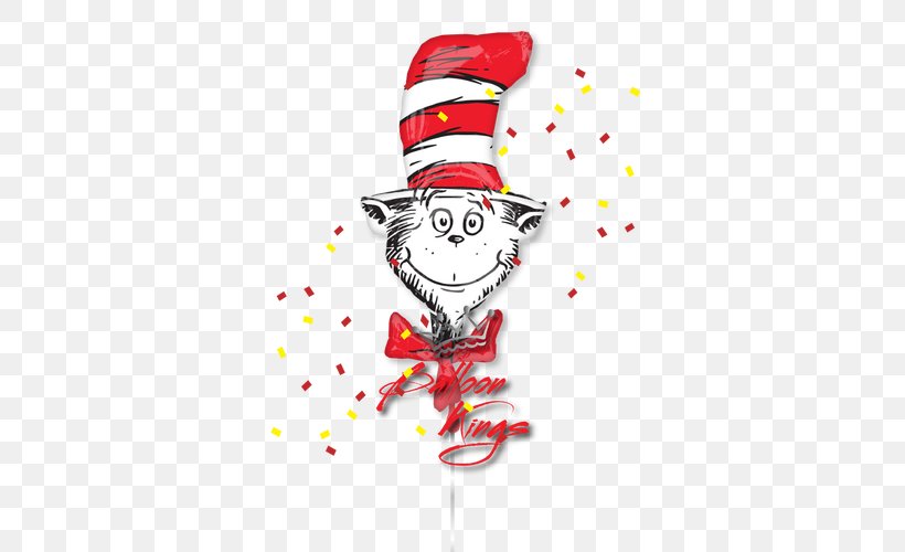 The Cat In The Hat Mylar Balloon Birthday Dr. Seuss's Beginner Book Collection, PNG, 500x500px, Cat In The Hat, Art, Balloon, Birthday, Bopet Download Free