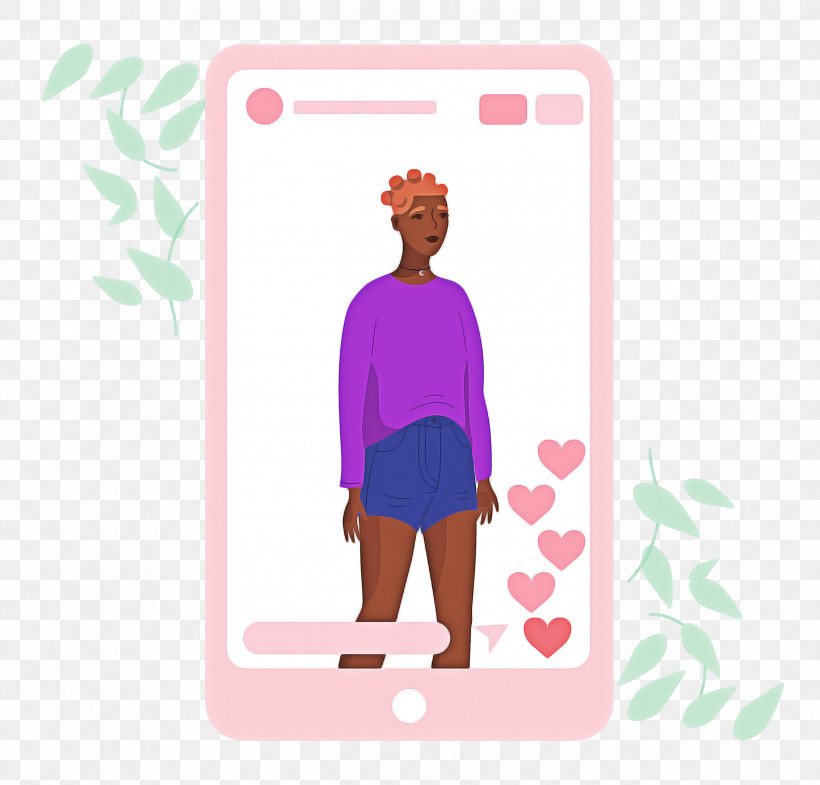Woman Mobile Social Media, PNG, 2500x2395px, Woman, Cartoon, Clothing, Geometry, Line Download Free