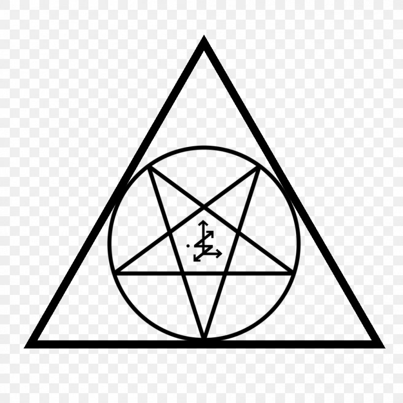 Lucifer Pentagram Satanism Sigil Of Baphomet, PNG, 1042x1042px, Lucifer, Area, Baphomet, Black, Black And White Download Free