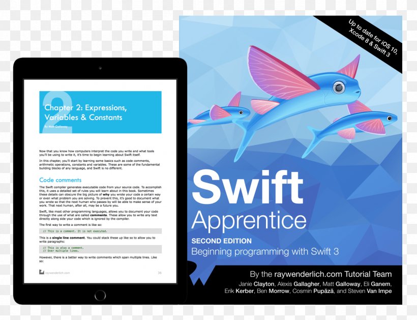 The Swift Apprentice Second Edition: Beginning Programming With Swift 3 Swift Apprentice: Beginning Programming With Swift 4 IOS Apprentice Sixth Edition: Beginning IOS Development With Swift 4, PNG, 1386x1064px, Swift, Advertising, Apple, Apprenticeship, Book Download Free