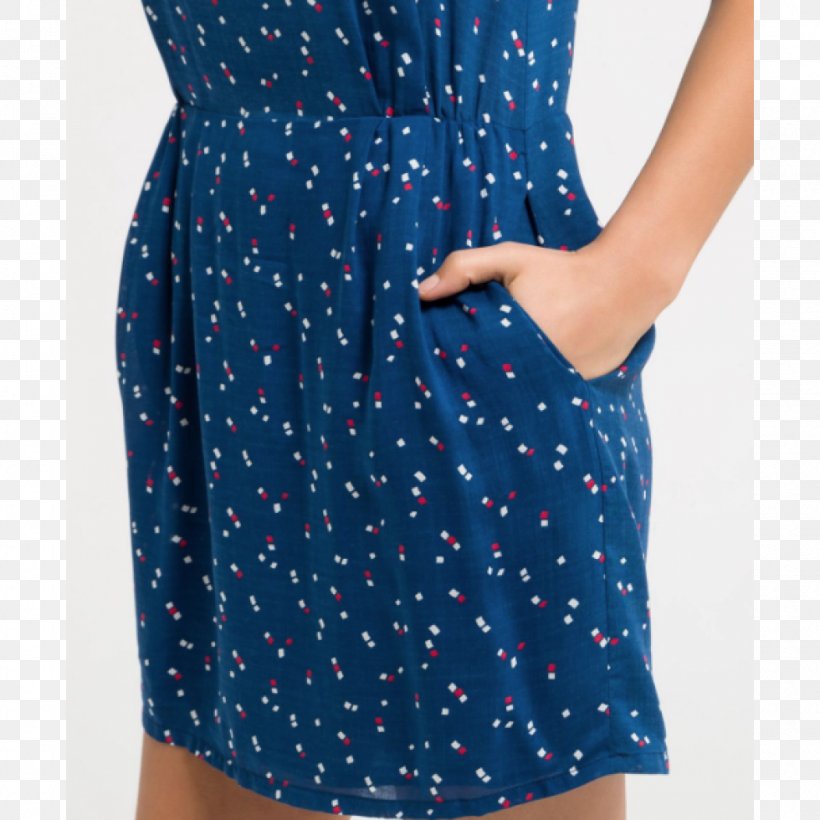 Dress Polka Dot Armedangels Denim Shoulder, PNG, 980x980px, Dress, Armedangels, Blue, Button, Clothing Download Free