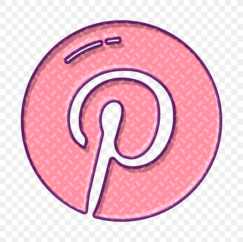 Logo Icon Pinterest Icon Pinterest Logo Icon, PNG, 816x816px, Logo Icon, Logo, Material Property, Number, Pink Download Free