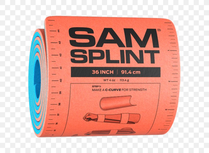 SAM Splint Medicine First Aid Kits Bone Fracture, PNG, 600x600px, Splint, Aluminium, Arm, Bone Fracture, Brand Download Free