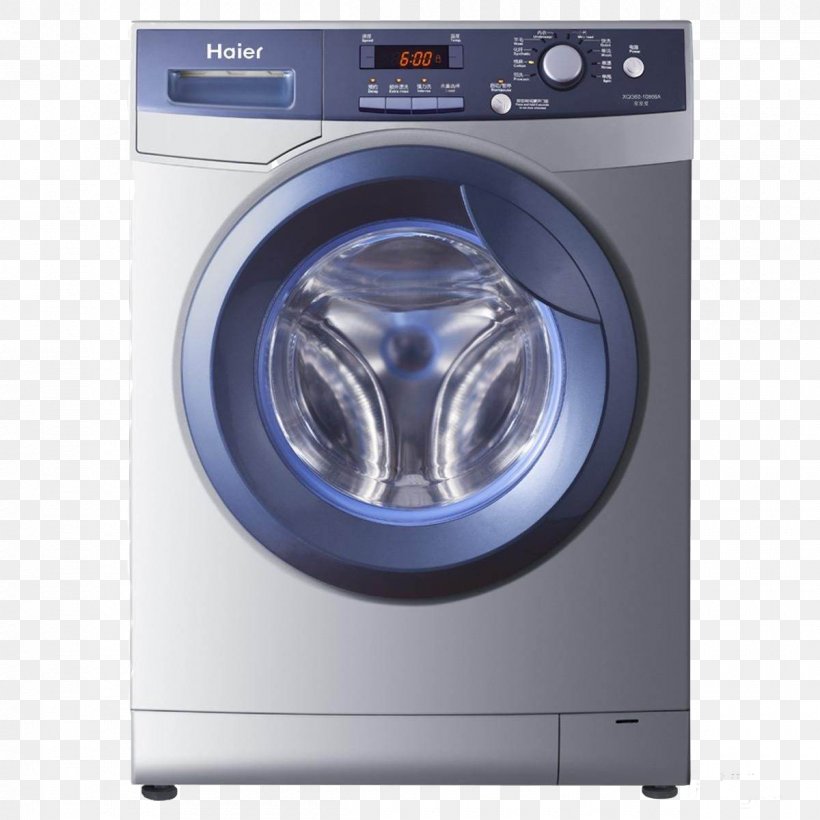 Washing Machine Haier Download, PNG, 1200x1200px, Washing Machine, Clothes Dryer, Data, Haier, Home Appliance Download Free