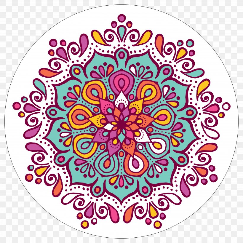 Mandala Coloring Book Rangoli Clip Art, PNG, 5000x5000px, Mandala, Art, Color, Coloring Book, Cut Flowers Download Free
