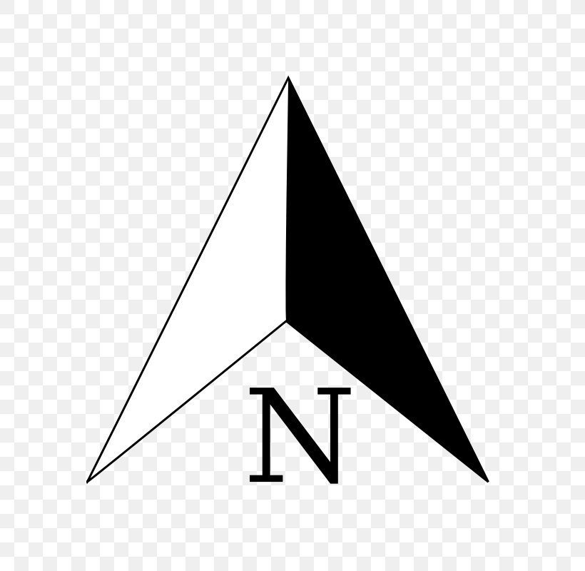 North Arrow Symbol Drawing Clip Art, PNG, 800x800px, North