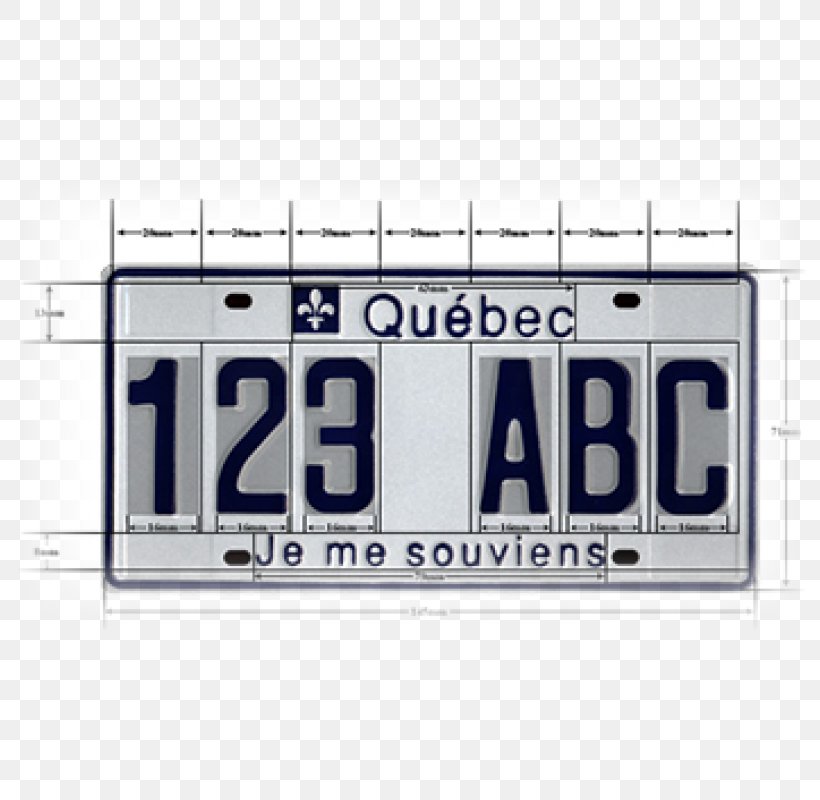 Vehicle License Plates Product Design Québec, PNG, 800x800px, Vehicle License Plates, Automotive Exterior, Brand, Motor Vehicle Registration, Quebec Download Free