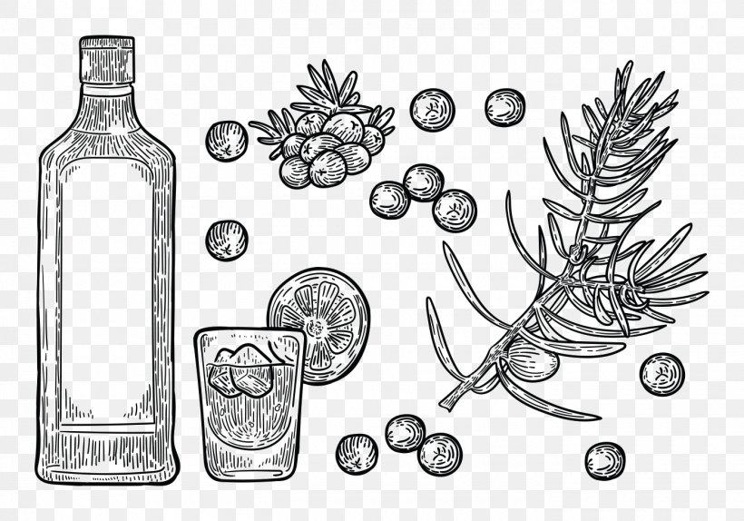 Juniper Berries, PNG, 1400x980px, Adobe Freehand, Art, Black And White, Body Jewelry, Drawing Download Free