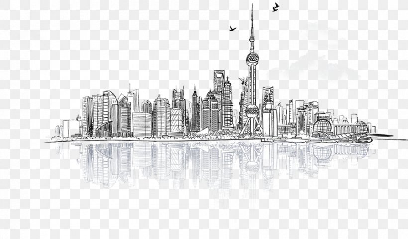 Drawing Vector Graphics Image Illustration Painting, PNG, 900x528px, Drawing, Architecture, Art, Blackandwhite, City Download Free