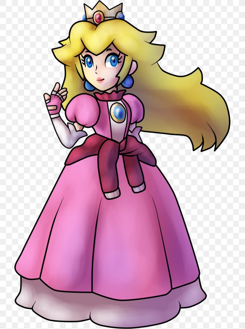 Super Princess Peach Princess Daisy Rosalina New Super Mario Bros. Wii, PNG, 725x1102px, Watercolor, Cartoon, Flower, Frame, Heart Download Free