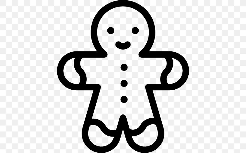 Gingerbread Man Frosting & Icing Biscuits Christmas Cookie, PNG, 512x512px, Gingerbread Man, Biscuit, Biscuits, Black And White, Body Jewelry Download Free