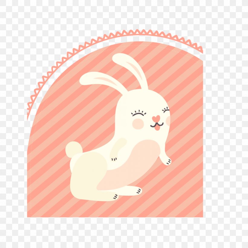 Easter Bunny Chicken Easter Egg Euclidean Vector, PNG, 1000x1000px, Watercolor, Cartoon, Flower, Frame, Heart Download Free
