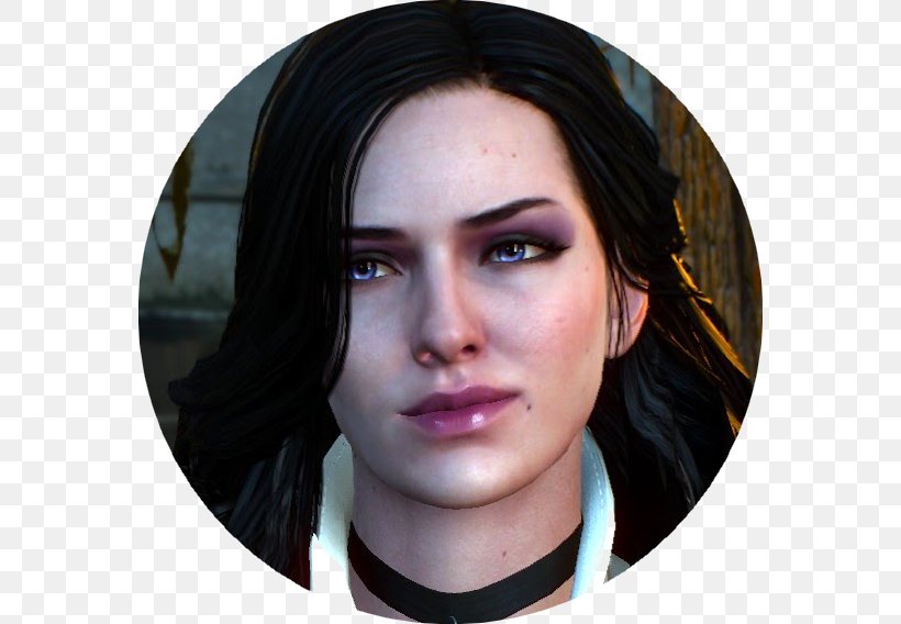Geralt Of Rivia Dragon Age: Inquisition The Witcher 3: Wild Hunt Yennefer, PNG, 568x568px, Geralt Of Rivia, Black Hair, Brown Hair, Cheek, Chin Download Free