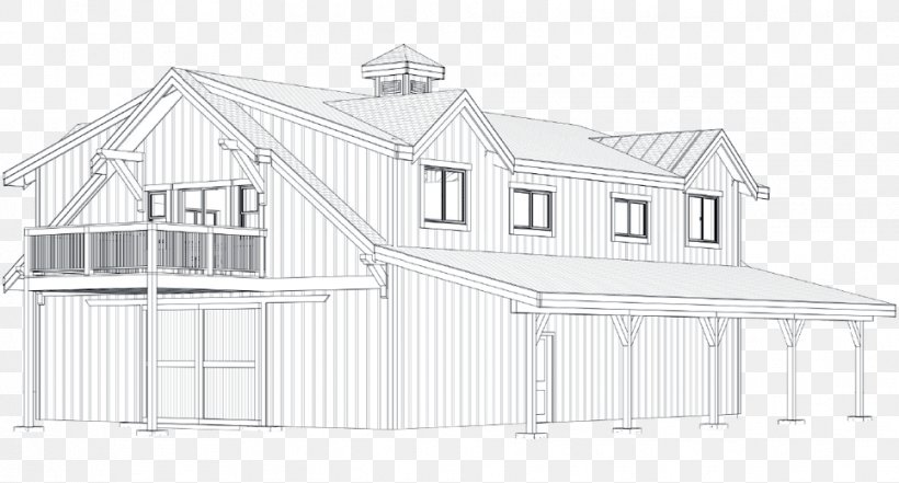 House Sketch Architecture Roof Shed, PNG, 965x519px, House, Architecture, Area, Artwork, Barn Download Free