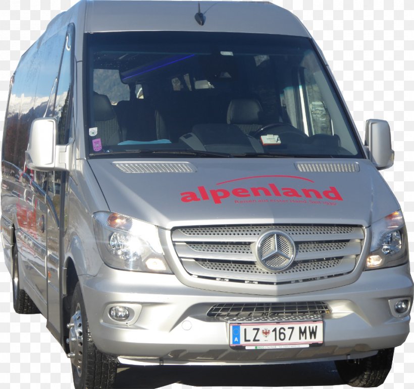 Minibus Travel Agency Alpenland KG E. Manfreda & Co Light Commercial Vehicle, PNG, 955x900px, Bus, Automotive Exterior, Brand, Bumper, Car Download Free
