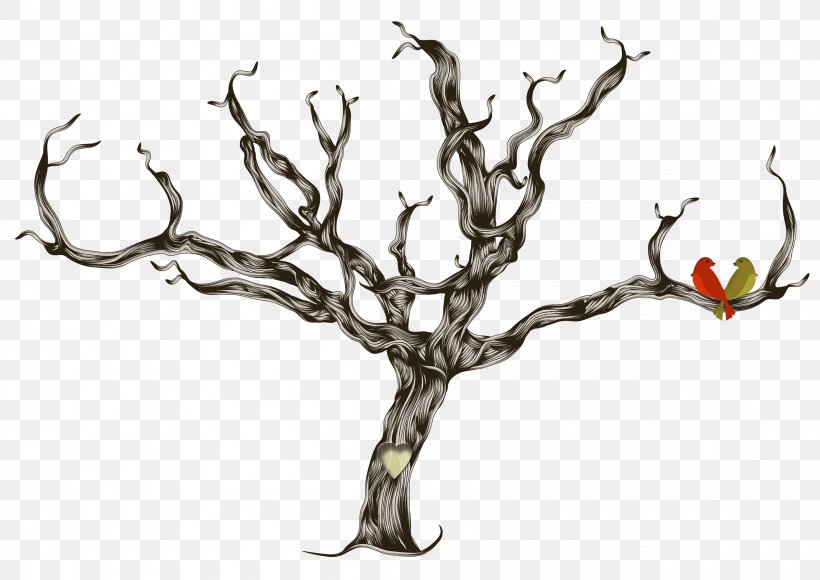 Tree Drawing Snag, PNG, 4800x3400px, Tree, Branch, Drawing, Flower, Forest Download Free