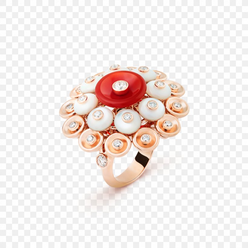 Van Cleef & Arpels Ring Jewellery Gold Pearl, PNG, 1024x1024px, Van Cleef Arpels, Body Jewelry, Bracelet, Carnelian, Cartier Download Free