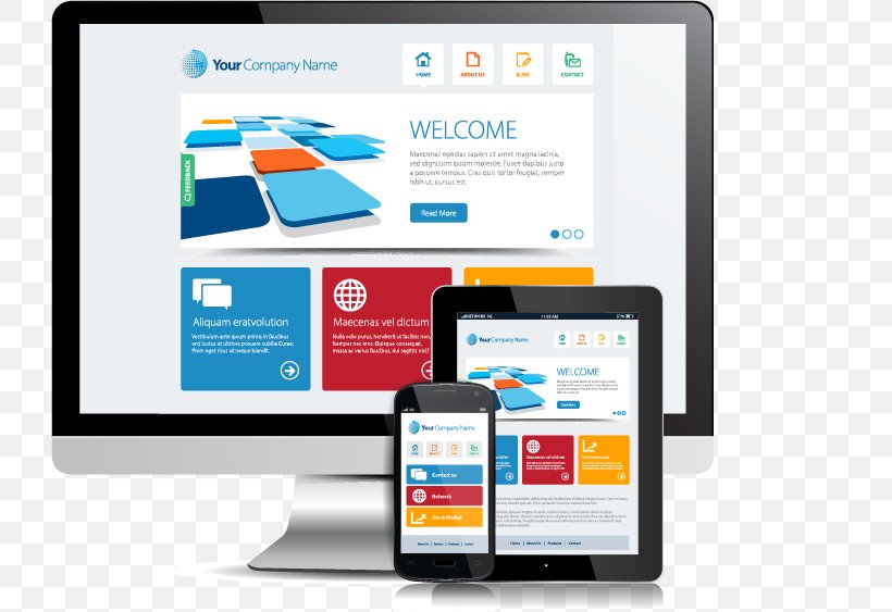 Web Development Responsive Web Design Website Web Hosting Service, PNG, 726x563px, Web Development, Brand, Business, Communication, Computer Monitor Download Free