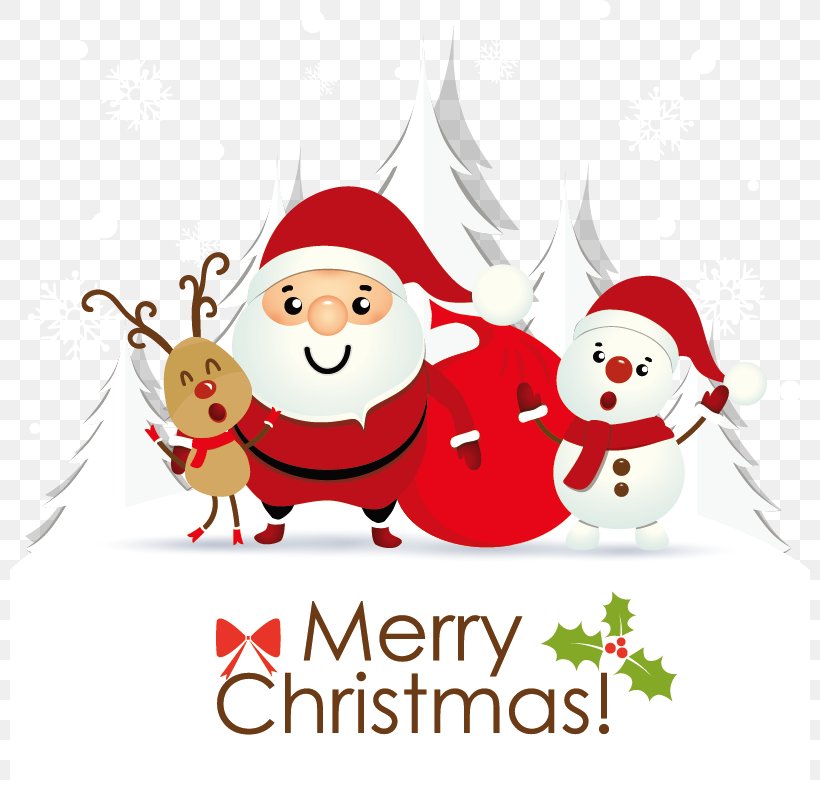 Santa Claus Christmas Card Greeting Card E-card, PNG, 800x787px, Santa Claus, Area, Art, Artwork, Christmas Download Free
