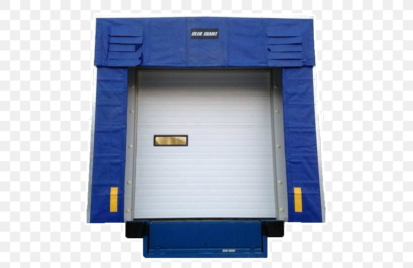 Coat Rubber Stamp Wharf Loading Dock Truck, PNG, 544x532px, Coat, Blue, Conservation, Cool Store, Door Download Free