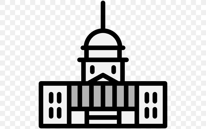 United States Capitol Dome White House Federal Government Of The United States Clip Art, PNG, 512x512px, United States Capitol, Area, Black And White, Brand, Building Download Free
