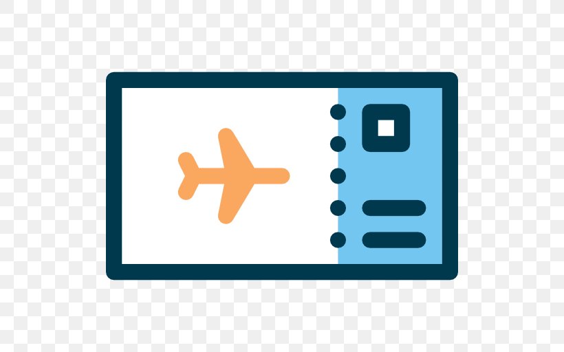 Airline Ticket Airplane, PNG, 512x512px, Airline Ticket, Airplane, Area, Brand, Flight Download Free