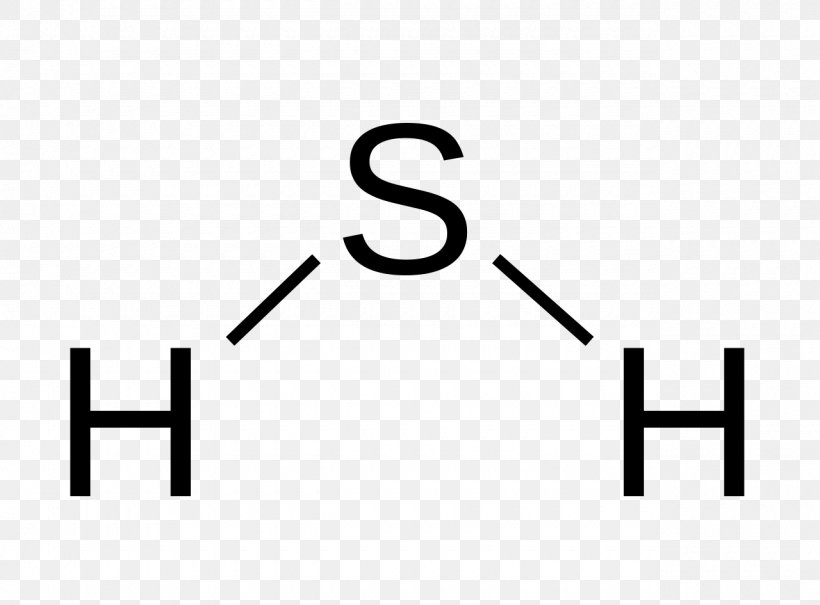 Hydrogen Sulfide Lewis Structure Acid Valence, PNG, 1280x945px, Hydrogen Sulfide, Acid, Area, Atom, Black And White Download Free