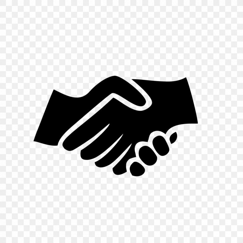 Black & White Handshake, PNG, 1200x1200px, Black White, Black, Black And White, Brand, Contract Download Free